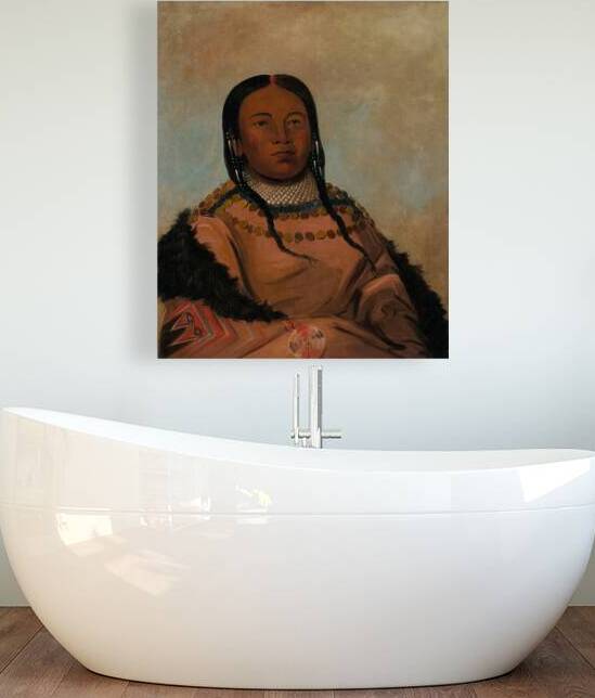 Wi-Lóoh-Tah-Eeh-Tcháh-Ta-Máh-Nee Red Thing That Touches In Marching Daughter of Black Rock 1832 by IStockHistory com