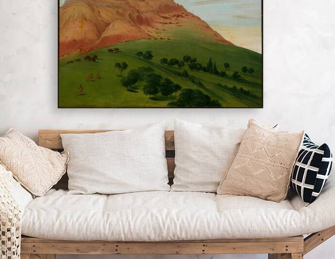 View In The Grand Detour 1900 Miles Above St. Louis 1832 by IStockHistory com