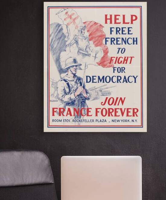 Help Free French to Fight for Democracy – Join France Forever by IStockHistory com