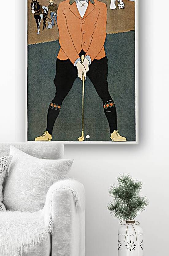 Golf Player 1898 by Edward Penfield by IStockHistory com