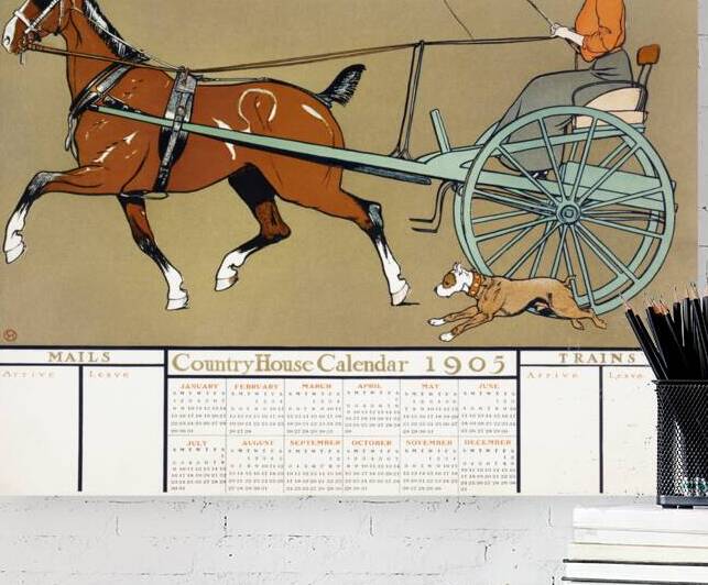 Country House calendar 1905  by Edward Penfield by IStockHistory com