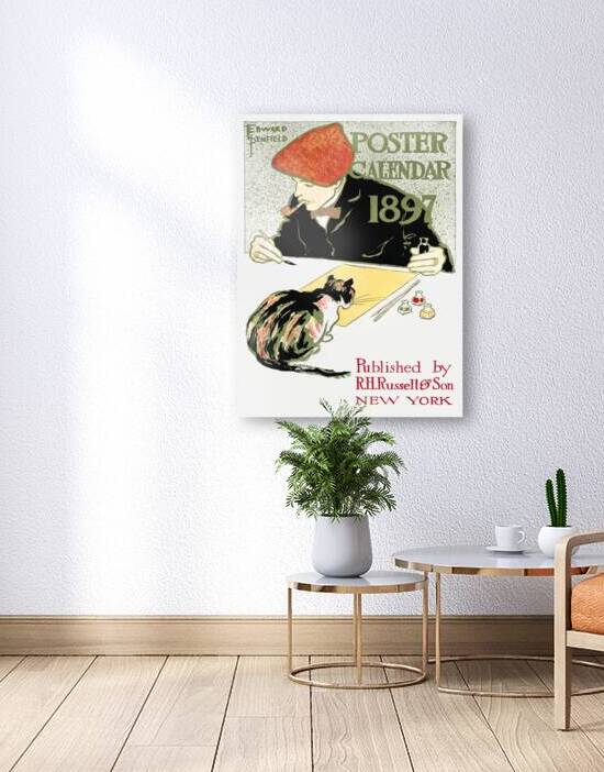 Poster Calendar 1897 by Edward Penfield by IStockHistory com
