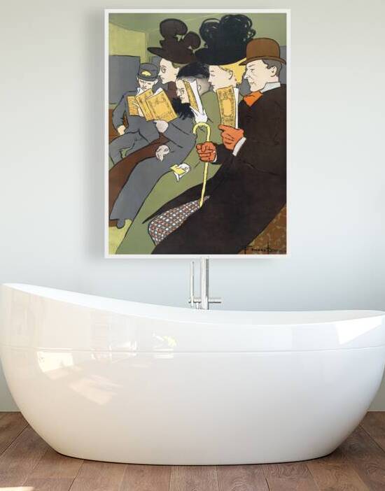 People reading books 1895 by Edward Penfield by IStockHistory com