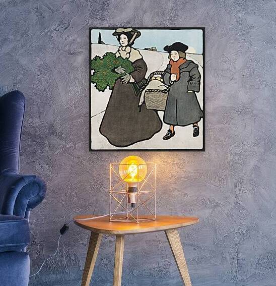 Vintage Christmas 1899 by Edward Penfield by IStockHistory com