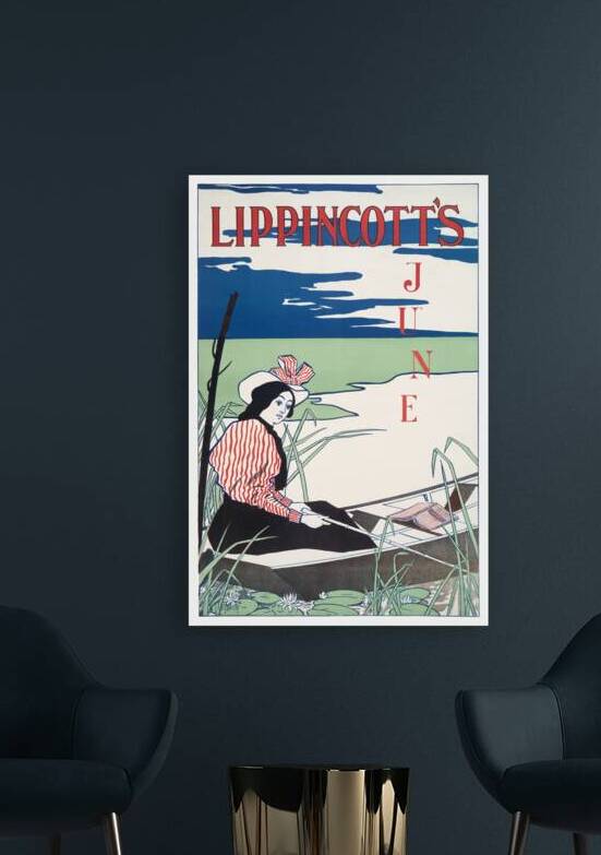 Lippincotts June ca. 1890-1907  by Edward Penfield by IStockHistory com