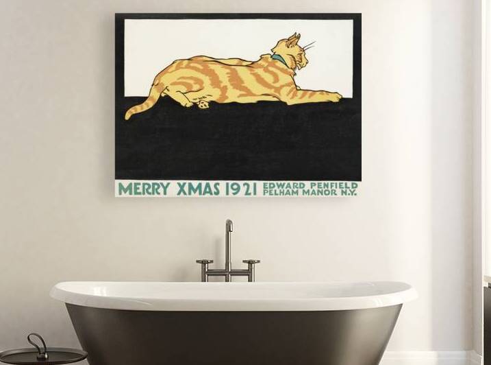 Merry Xmas 1921 by Edward Penfield by IStockHistory com