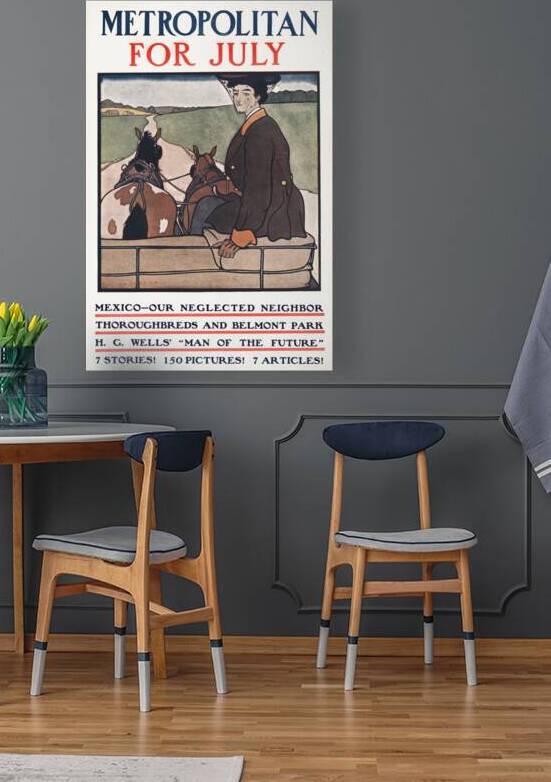 Metropolitan for July ca. 1900-1910 by Edward Penfield by IStockHistory com