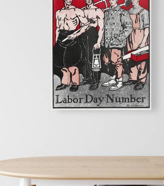 Labour Day Number ca. 1890-1907 by Edward Penfield by IStockHistory com