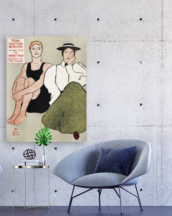 Two seated women 1896 by Edward Penfield by IStockHistory com