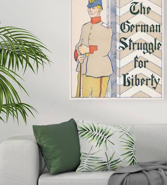 The German struggle for liberty 1895 by Edward Penfield by IStockHistory com