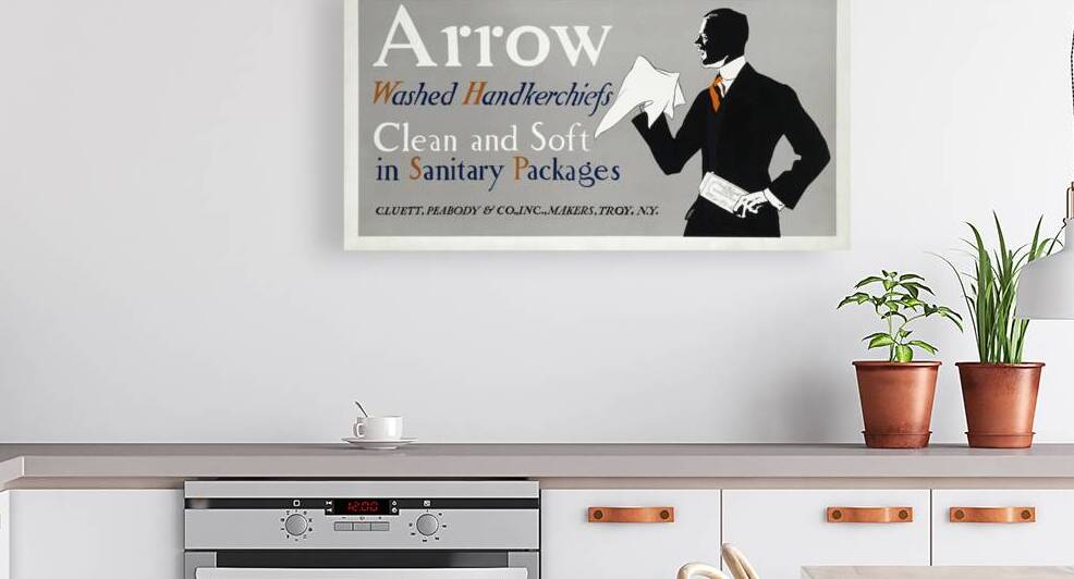 Arrow washed handkerchiefs ca. 1920 by Edward Penfield by IStockHistory com