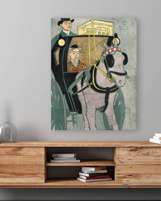 Man in carriage 1896 by Edward Penfield by IStockHistory com