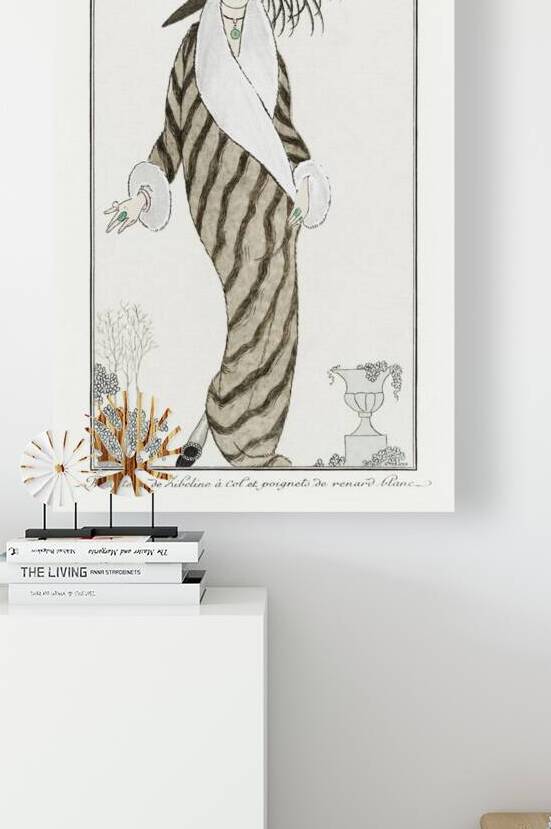 Costumes Parisiens: Manteau de Zibelin 1912 fashion illustration  by George Barbier.  by IStockHistory com