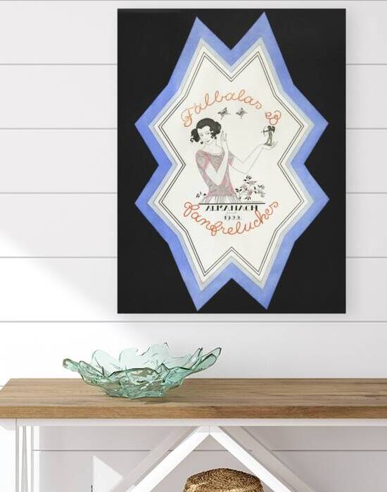 Almanach des Modes pr&eacutesentes pass&eacutees & futures pour Falbalas et Fanfreluches 1922 fashion illustration  by George Barbier.  by IStockHistory com