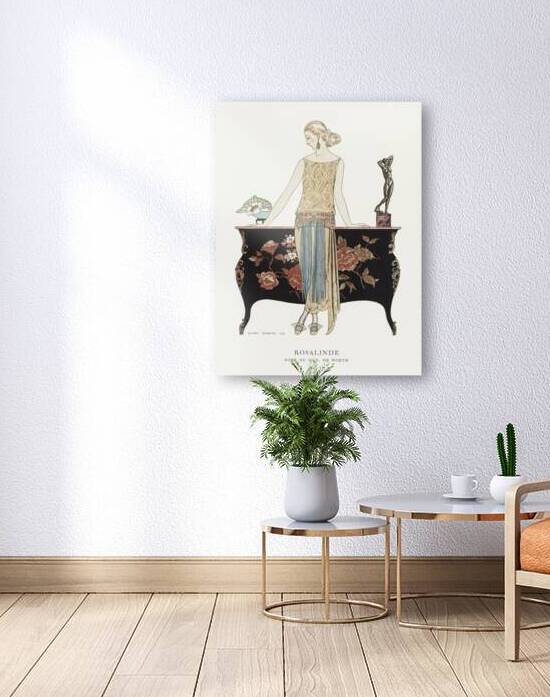 Rosalinde: Robe du soir 1922 fashion illustration  by George Barbier.  by IStockHistory com