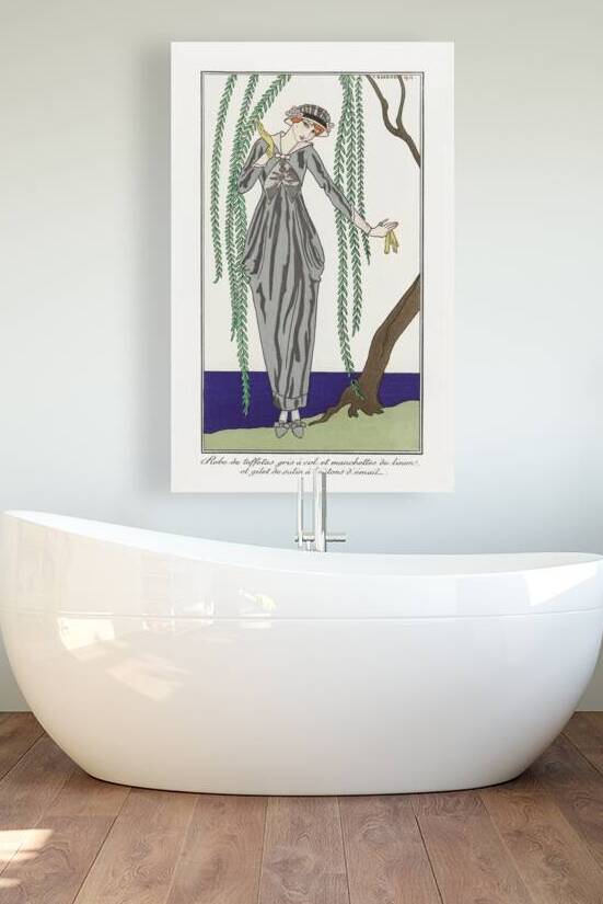 Costumes Parisiens 1913 fashion illustration  by George Barbier.  by IStockHistory com