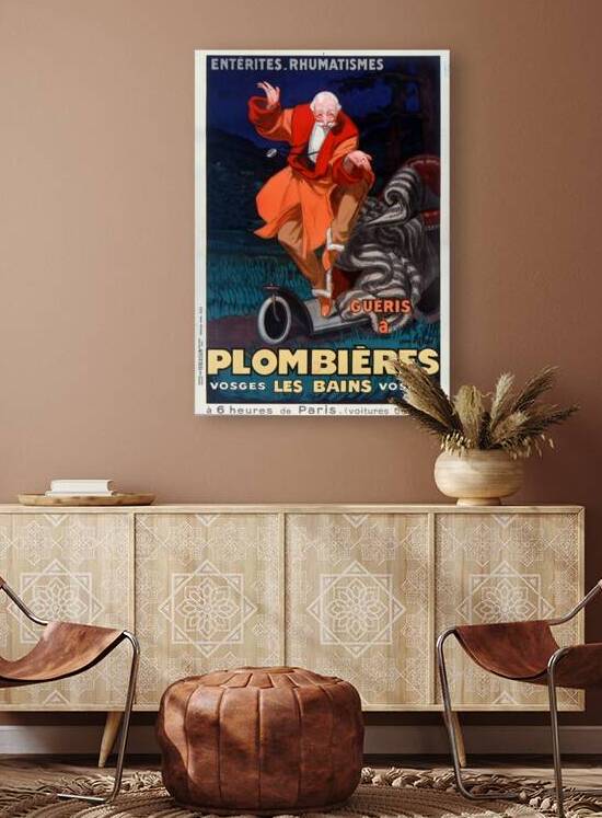 Entérites rhumatismes guéris à Plombières les Bains Vosges 1931 by Jean dYlen Poster by IStockHistory com