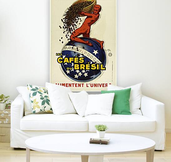 Les Cafes Du Bresil Alimentent L’univers 1930 by Jean dYlen Poster by IStockHistory com