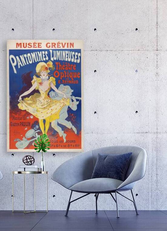 Pantomimes lumineuses 1892 Poster by Jules Chéret by IStockHistory com