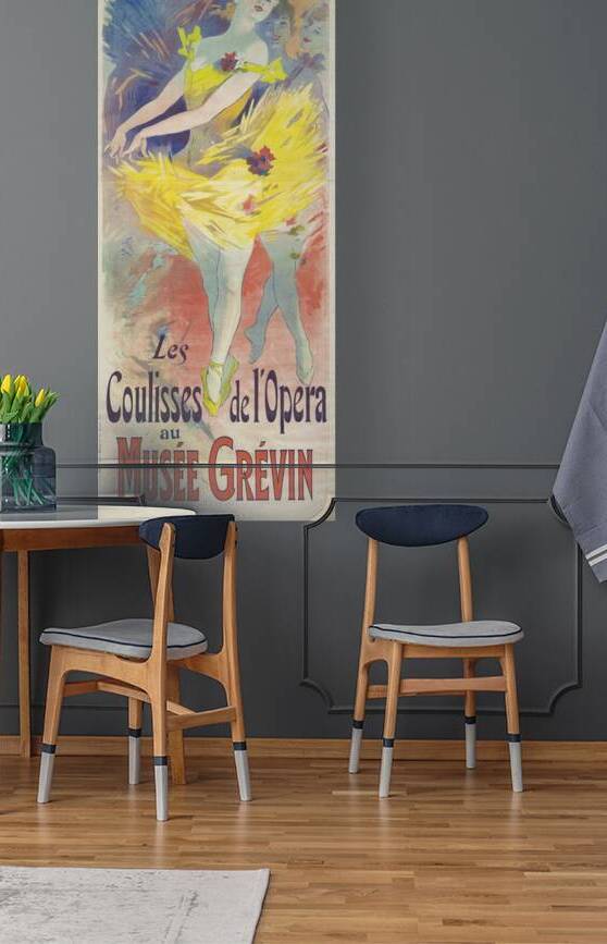 Coulisses de l’opera au Musée Grévin 1891 Poster by Jules Chéret by IStockHistory com