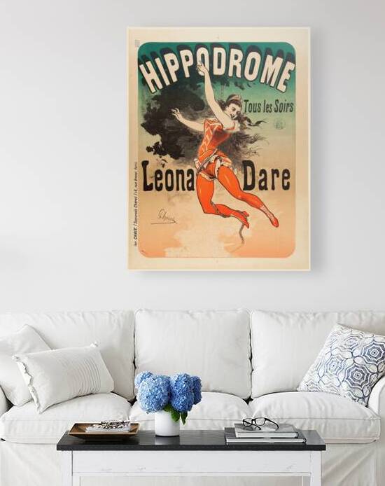 Léona Dare 1882 Poster by Jules Chéret by IStockHistory com