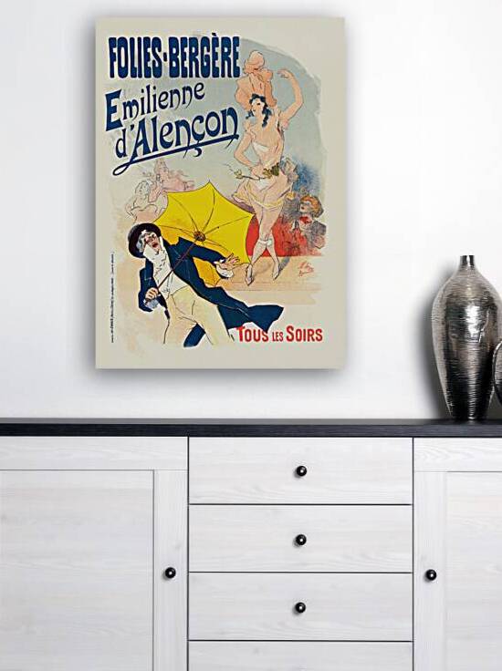 Émilienne D’alençon 1898 Poster by Jules Chéret by IStockHistory com