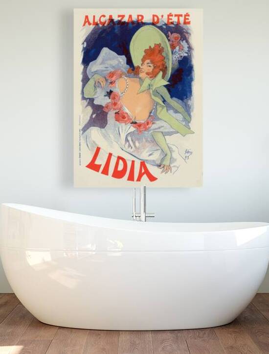 Lidia 1896 Poster by Jules Chéret by IStockHistory com