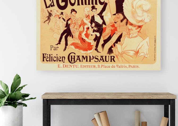La Gomme 1900 Poster by Jules Chéret by IStockHistory com