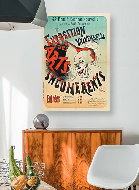 Exposition Universelle Des Arts Incoherents 1889 Poster by Jules Chéret by IStockHistory com