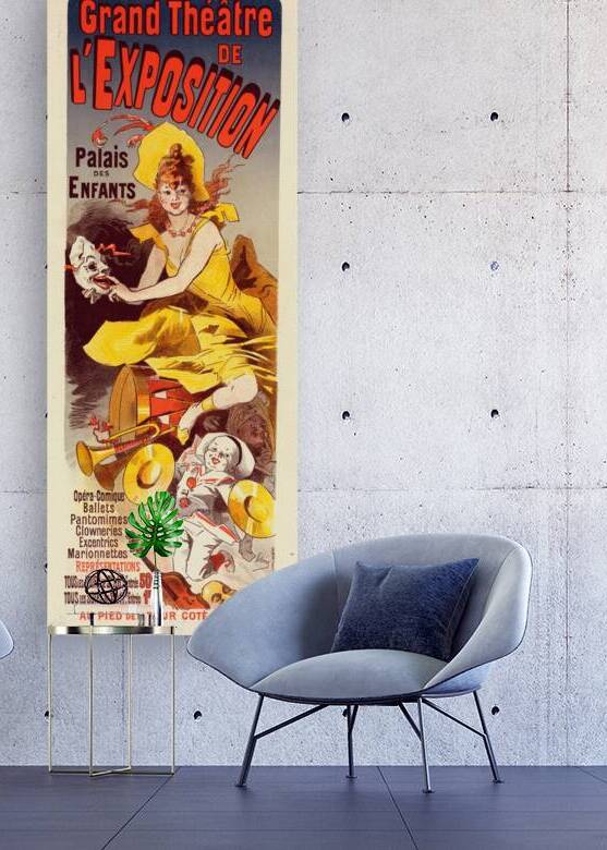 Grand Théâtre De L’exposition 1900 Poster by Jules Chéret by IStockHistory com