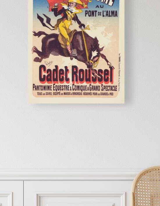 Cadet Roussel 1898 Poster by Jules Chéret by IStockHistory com