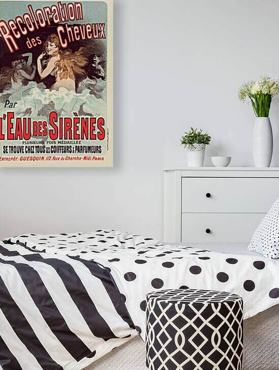 Eau De Sirènes 1900 Poster by Jules Chéret by IStockHistory com