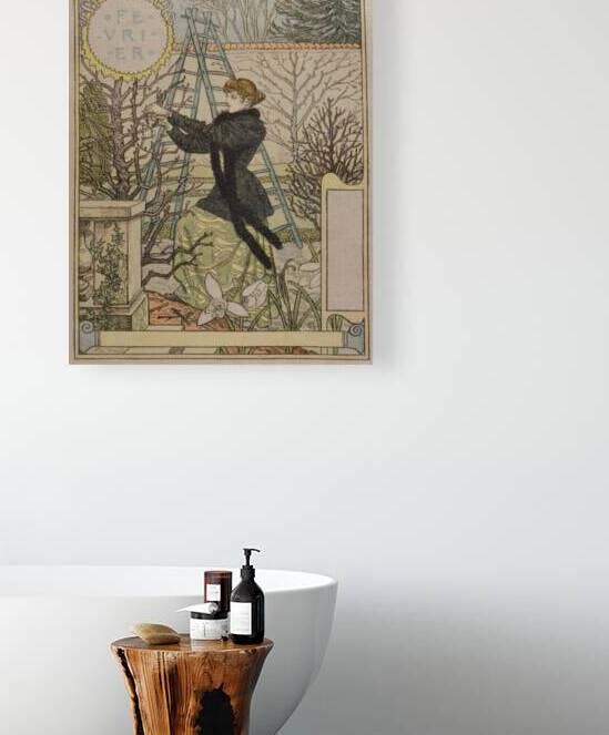 Février 1896-1898 Poster by Eugène Samuel Grasset by IStockHistory com