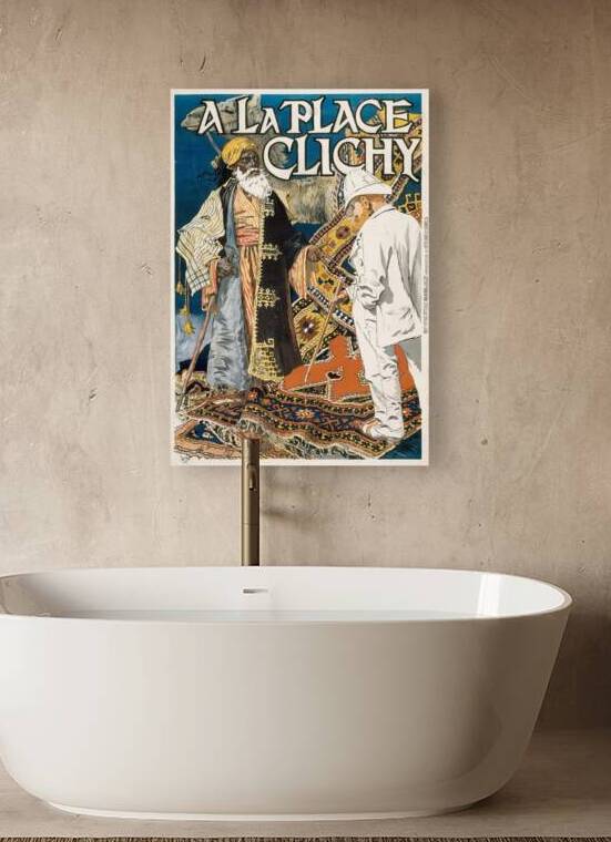 A la Place Clichy 1891 Poster by Eugène Samuel Grasset by IStockHistory com