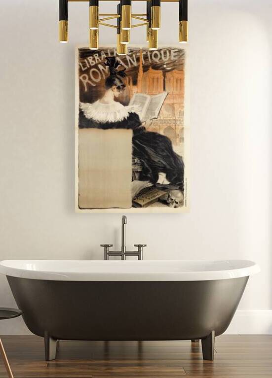 Librairie Romantique 1887 Poster by Eugène Samuel Grasset by IStockHistory com