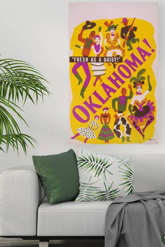 Oklahoma 1940s Artcraft Lithograph Poster 1905–1970 by IStockHistory com