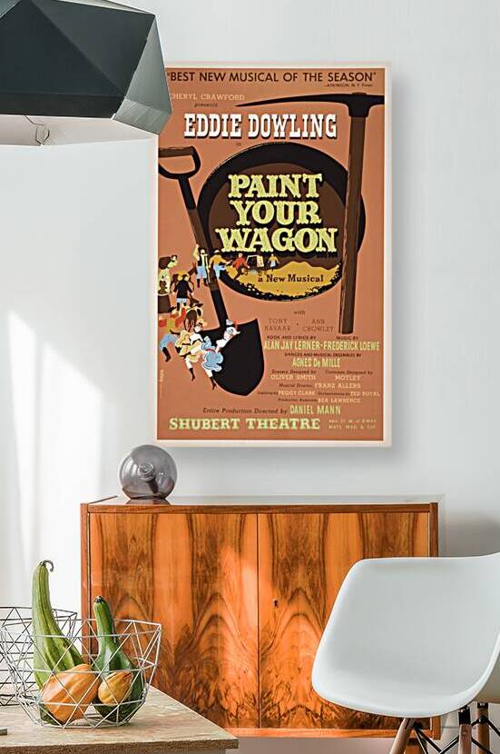 Paint your wagon 1951 Dick Dodge American 20th Century Artcraft Lithograph Poster 1905–1970 by IStockHistory com