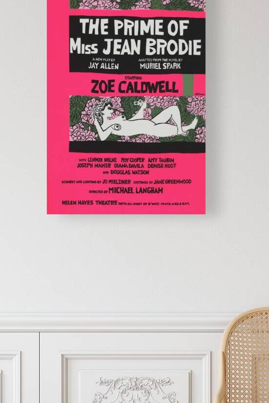 The Prime of Miss Jean Brodie 1968 Artcraft Lithograph Poster 1905–1970 by IStockHistory com