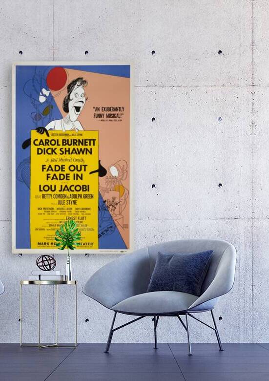 Carol Burnett Dick Shawn … Fade out fade in 1964 Al Hirschfeld American 1903-2003 Artcraft Lithograph Poster by IStockHistory com