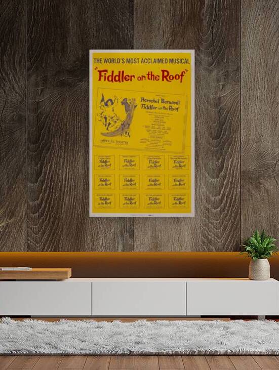 Fiddler on the Roof 1967 1905–1970 Artcraft Lithograph Poster by IStockHistory com