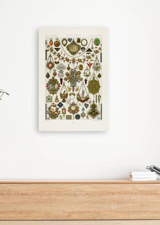 16th and 17th Century pattern. 1888 edition Lornement Polychrome by Albert Racine 1825–1893. by IStockHistory com