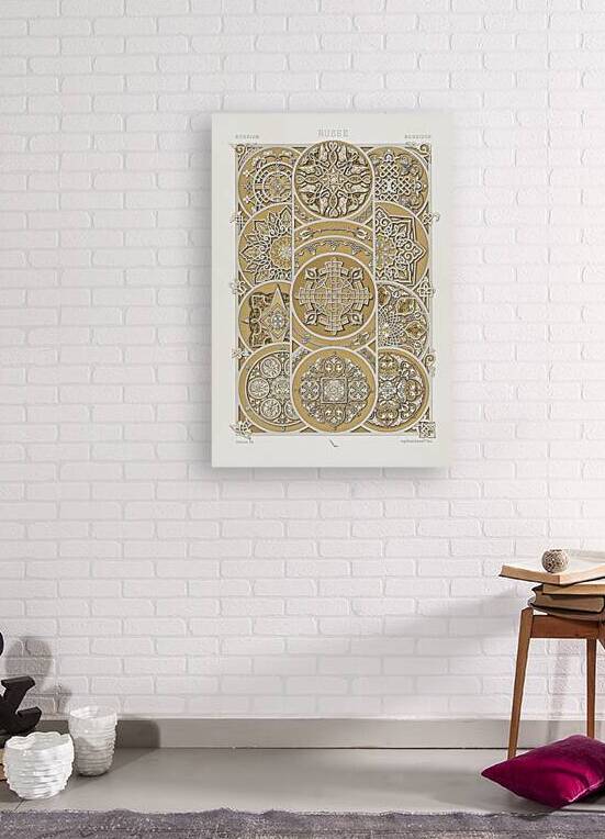 Russian pattern. 1888 edition Lornement Polychrome by Albert Racine 1825–1893. by IStockHistory com