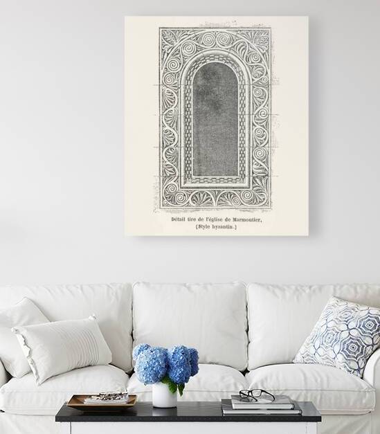 Byzantine pattern. 1888 edition Lornement Polychrome by Albert Racine 1825–1893. by IStockHistory com