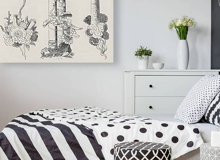 Chinese decorative elements. 1888 edition Lornement Polychrome by Albert Racine 1825–1893. by IStockHistory com