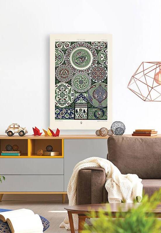 18th Century pattern Lornement Polychrome 1888 by Albert Racinet 1825-1893. 1888 edition. by IStockHistory com