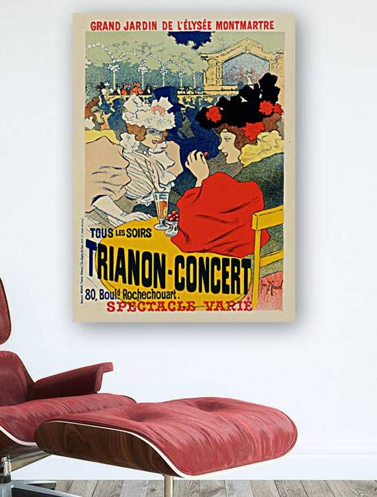 Trianon-Concert 1897 Posters by Georges Meunier by IStockHistory com