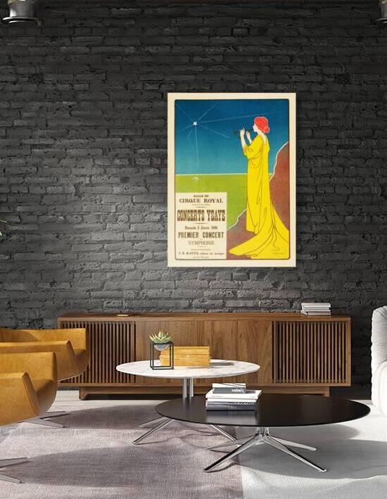 Concerts Ysaye 1896 Posters by Georges Meunier by IStockHistory com