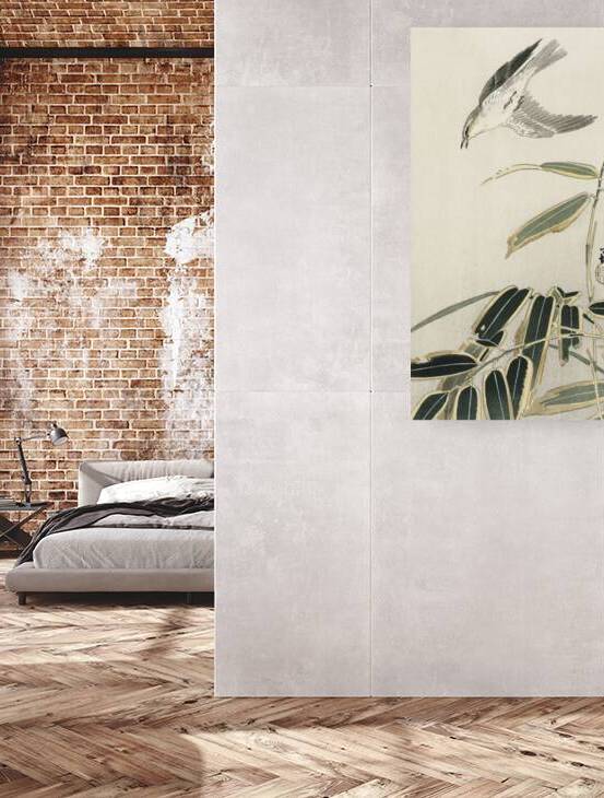 Wheatear in bamboo 1900 - 1910 by Ohara Koson 1877-1945. by IStockHistory com