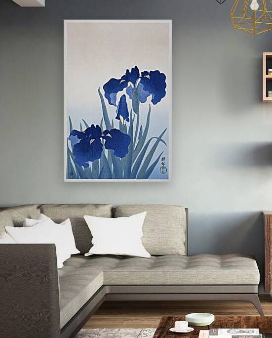 Iris flowers 1925 - 1936 by Ohara Koson 1877-1945. by IStockHistory com