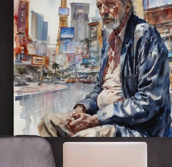 Watercolor “Oh Well By Bruce Lazarus by IStockHistory com